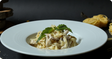 Macarrão fettuccini